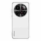 For Xiaomi 15 Ultra AG Frosted Electroplating Acrylic Phone Case(Silver White) - 1