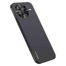 For Xiaomi Civi 5 Pro AG Frosted Electroplating Acrylic Phone Case(Black) - 1