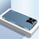 For iPhone 16 Pro AG Frosted Electroplating Acrylic Phone Case(Navy Blue) - 1