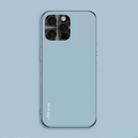 For iPhone 15 Pro AG Frosted Electroplating Acrylic Phone Case(Sierra Blue) - 1