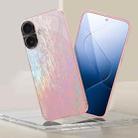 For iPhone 16 Dazzling Acrylic Shockproof Phone Case(Pink) - 1