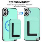 For Nothing CMF Phone 1 Detachable Magsafe Magnetic Card Bag Phone Case(Mint Green) - 2