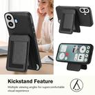 For Nothing CMF Phone 1 Detachable Magsafe Magnetic Card Bag Phone Case(Black) - 3