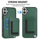For Nothing CMF Phone 1 Detachable Magsafe Magnetic Card Bag Phone Case(Peacock Green) - 2