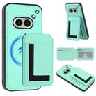 For Nothing Phone 2a Detachable Magsafe Magnetic Card Bag Phone Case(Mint Green) - 1