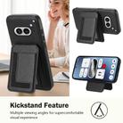 For Nothing Phone 2a Detachable Magsafe Magnetic Card Bag Phone Case(Black) - 3