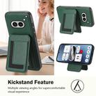 For Nothing Phone 2a Detachable Magsafe Magnetic Card Bag Phone Case(Peacock Green) - 3