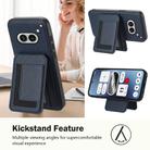 For Nothing Phone 2a Detachable Magsafe Magnetic Card Bag Phone Case(Dark Blue) - 3