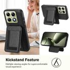 For Xiaomi 14T CX01 Detachable Magsafe Magnetic Card Bag Phone Case(Black) - 3