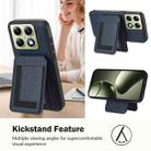 For Xiaomi 14T Pro CX01 Detachable Magsafe Magnetic Card Bag Phone Case(Dark Blue) - 3