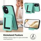 For Honor 200 Pro CX01 Detachable Magsafe Magnetic Card Bag Phone Case(Mint Green) - 3