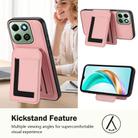 For Honor X6b CX01 Detachable Magsafe Magnetic Card Bag Phone Case(Pink) - 3