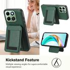 For Honor X6b CX01 Detachable Magsafe Magnetic Card Bag Phone Case(Peacock Green) - 3