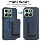 For Honor X6b CX01 Detachable Magsafe Magnetic Card Bag Phone Case(Dark Blue) - 2