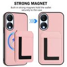 For Honor X7b / Play 8T CX01 Detachable Magsafe Magnetic Card Bag Phone Case(Pink) - 2