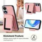 For Honor X7b / Play 8T CX01 Detachable Magsafe Magnetic Card Bag Phone Case(Pink) - 3