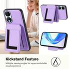 For Honor X7b / Play 8T CX01 Detachable Magsafe Magnetic Card Bag Phone Case(Light Purple) - 3