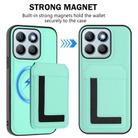For Honor X8b CX01 Detachable Magsafe Magnetic Card Bag Phone Case(Mint Green) - 2
