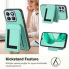For Honor X8b CX01 Detachable Magsafe Magnetic Card Bag Phone Case(Mint Green) - 3