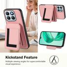 For Honor X8b CX01 Detachable Magsafe Magnetic Card Bag Phone Case(Pink) - 3