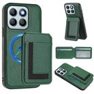 For Honor X8b CX01 Detachable Magsafe Magnetic Card Bag Phone Case(Peacock Green) - 1