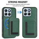 For Honor X8b CX01 Detachable Magsafe Magnetic Card Bag Phone Case(Peacock Green) - 2