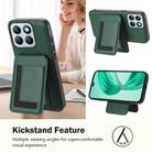 For Honor X8b CX01 Detachable Magsafe Magnetic Card Bag Phone Case(Peacock Green) - 3