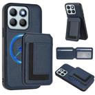 For Honor X8b CX01 Detachable Magsafe Magnetic Card Bag Phone Case(Dark Blue) - 1