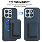 For Honor X8b CX01 Detachable Magsafe Magnetic Card Bag Phone Case(Dark Blue) - 2