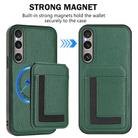 For Sony Xperia 1 VI CX01 Detachable Magsafe Magnetic Card Bag Phone Case(Peacock Green) - 2