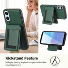 For Sony Xperia 10 VI CX01 Detachable Magsafe Magnetic Card Bag Phone Case(Peacock Green) - 3