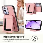 For OPPO A3 Pro 5G / A3 Energy CX01 Detachable Magsafe Magnetic Card Bag Phone Case(Pink) - 3