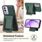 For OPPO A3 Pro 5G / A3 Energy CX01 Detachable Magsafe Magnetic Card Bag Phone Case(Peacock Green) - 3