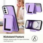 For OPPO Reno12 Pro Global CX01 Detachable Magsafe Magnetic Card Bag Phone Case(Light Purple) - 3