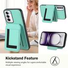 For OPPO Reno12 Global CX01 Detachable Magsafe Magnetic Card Bag Phone Case(Mint Green) - 3