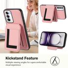 For OPPO Reno12 Global CX01 Detachable Magsafe Magnetic Card Bag Phone Case(Pink) - 3