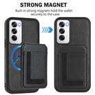 For OPPO Reno12 Global CX01 Detachable Magsafe Magnetic Card Bag Phone Case(Black) - 2