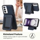 For OPPO Reno12 Global CX01 Detachable Magsafe Magnetic Card Bag Phone Case(Dark Blue) - 3