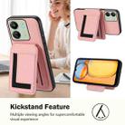 For Redmi 13C 4G / Xiaomi Poco C65 CX01 Detachable Magsafe Magnetic Card Bag Phone Case(Pink) - 3