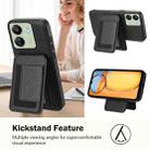 For Redmi 13C 4G / Xiaomi Poco C65 CX01 Detachable Magsafe Magnetic Card Bag Phone Case(Black) - 3