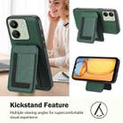 For Redmi 13C 4G / Xiaomi Poco C65 CX01 Detachable Magsafe Magnetic Card Bag Phone Case(Peacock Green) - 3