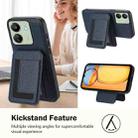 For Redmi 13C 4G / Xiaomi Poco C65 CX01 Detachable Magsafe Magnetic Card Bag Phone Case(Dark Blue) - 3