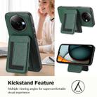 For Redmi A3 / A3x / Xiaomi Poco C61 CX01 Detachable Magsafe Magnetic Card Bag Phone Case(Peacock Green) - 3