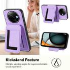 For Redmi A3 / A3x / Xiaomi Poco C61 CX01 Detachable Magsafe Magnetic Card Bag Phone Case(Light Purple) - 3