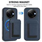 For Redmi A3 / A3x / Xiaomi Poco C61 CX01 Detachable Magsafe Magnetic Card Bag Phone Case(Dark Blue) - 2