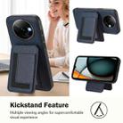 For Redmi A3 / A3x / Xiaomi Poco C61 CX01 Detachable Magsafe Magnetic Card Bag Phone Case(Dark Blue) - 3