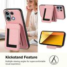 For Redmi Note 13 4G CX01 Detachable Magsafe Magnetic Card Bag Phone Case(Pink) - 3
