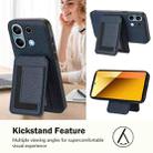 For Redmi Note 13 4G CX01 Detachable Magsafe Magnetic Card Bag Phone Case(Dark Blue) - 3