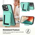 For Redmi Note 13 5G CX01 Detachable Magsafe Magnetic Card Bag Phone Case(Mint Green) - 3