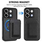 For Redmi Note 13 5G CX01 Detachable Magsafe Magnetic Card Bag Phone Case(Black) - 2